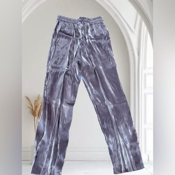 Silver Sequin 2-Piece Pant Jacket Top Set – Size 14 R&M Richards  By Karen Wong - Picture 6 of 11